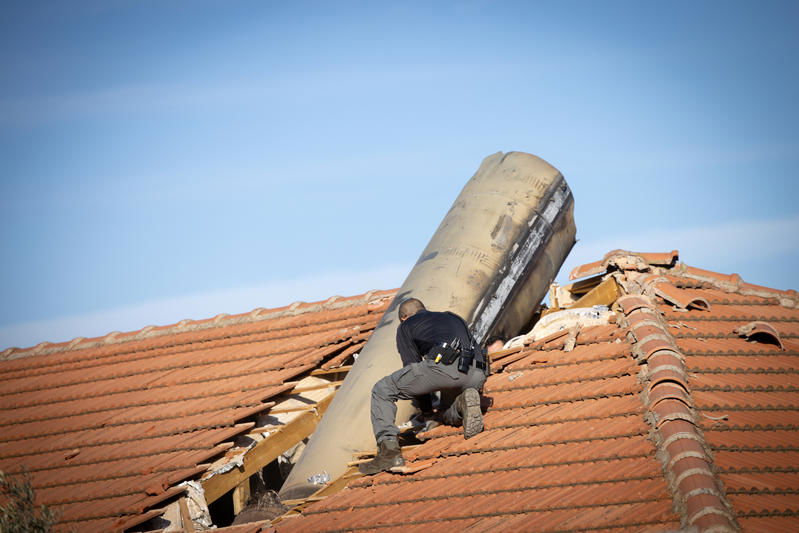 הטיל שחדר לבית