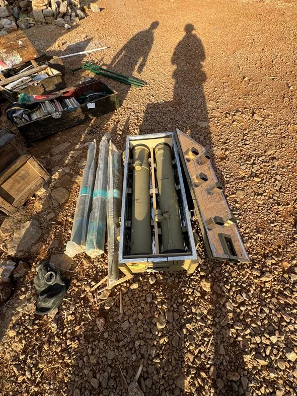 אמצעי הלחימה שנתפסו בסוריה