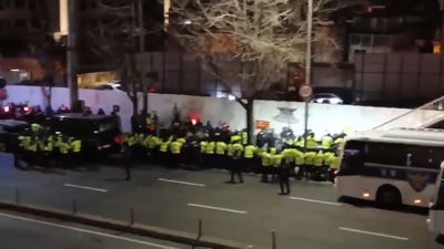 המשטרה והצבא הנשיאותי, שעות לפני המעצר