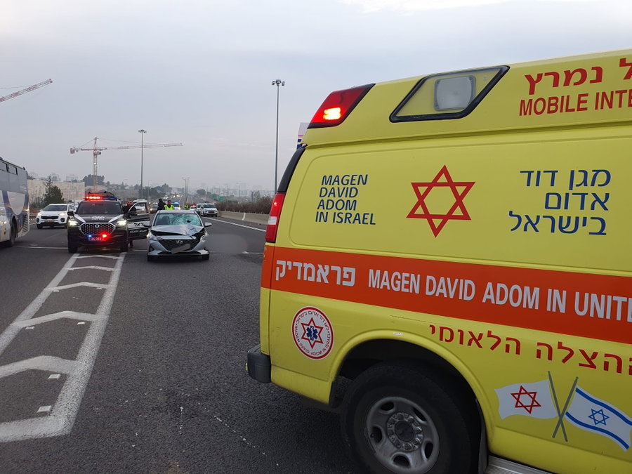 זירת תאונה (להמחשה)