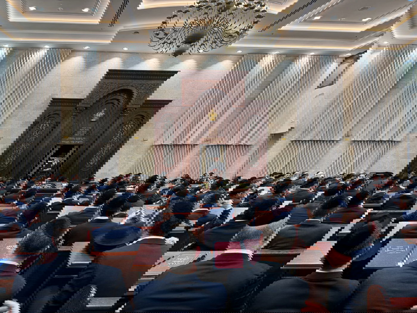 עצרת מספד על פטירתו של הגה"ח ר' חיים רפפורט זצ"ל