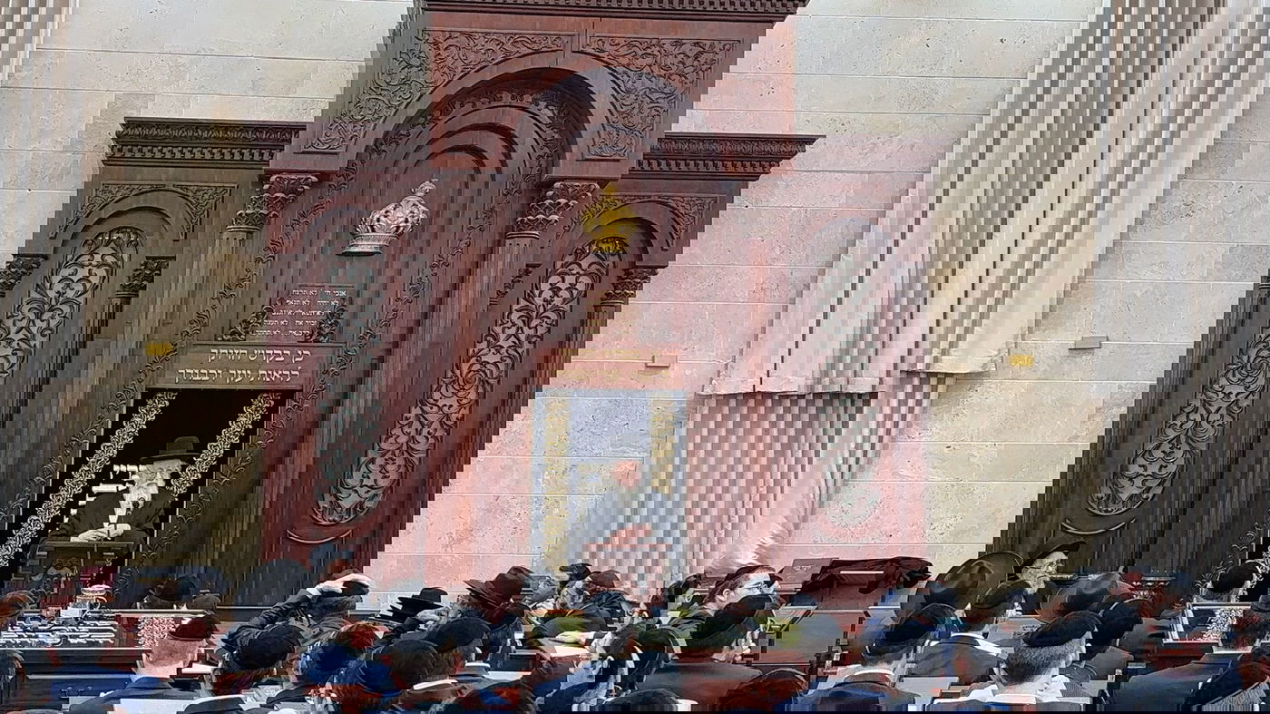 עצרת מספד על פטירתו של הגה"ח ר' חיים רפפורט זצ"ל