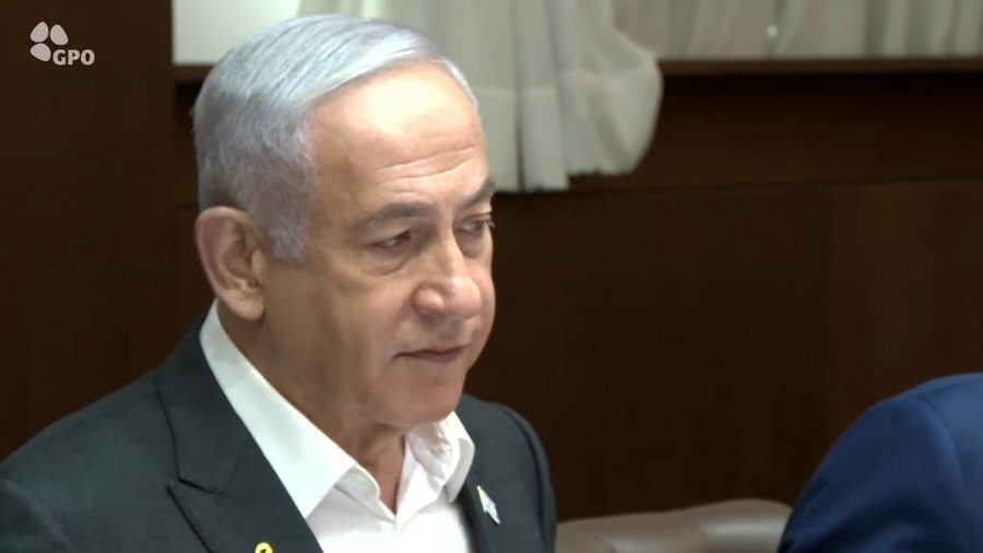 ראש הממשלה בנימין נתניהו בוועדת השרים לענייני ביטחון לאומי בלשכת רה"מ בירושלים.