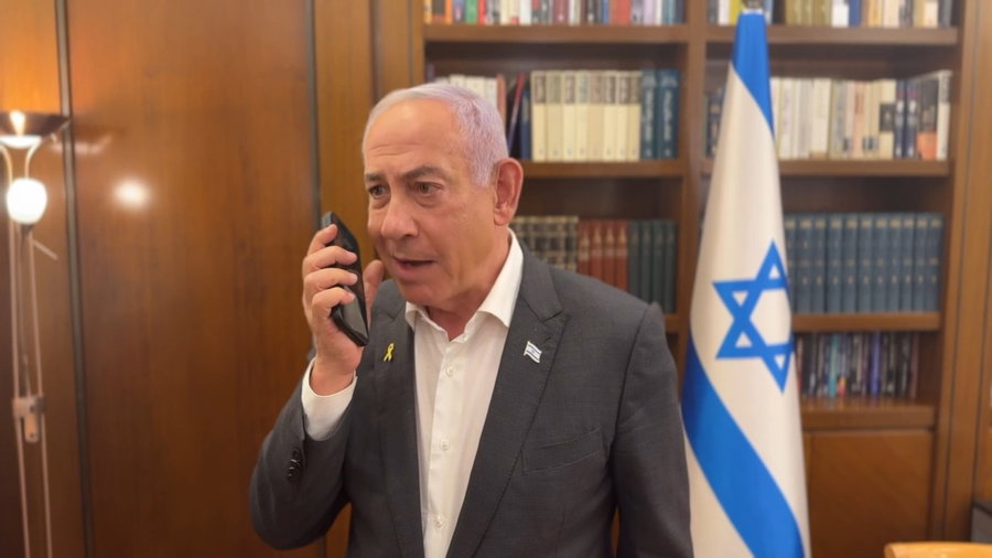 נתניהו מקבל את הבשורה