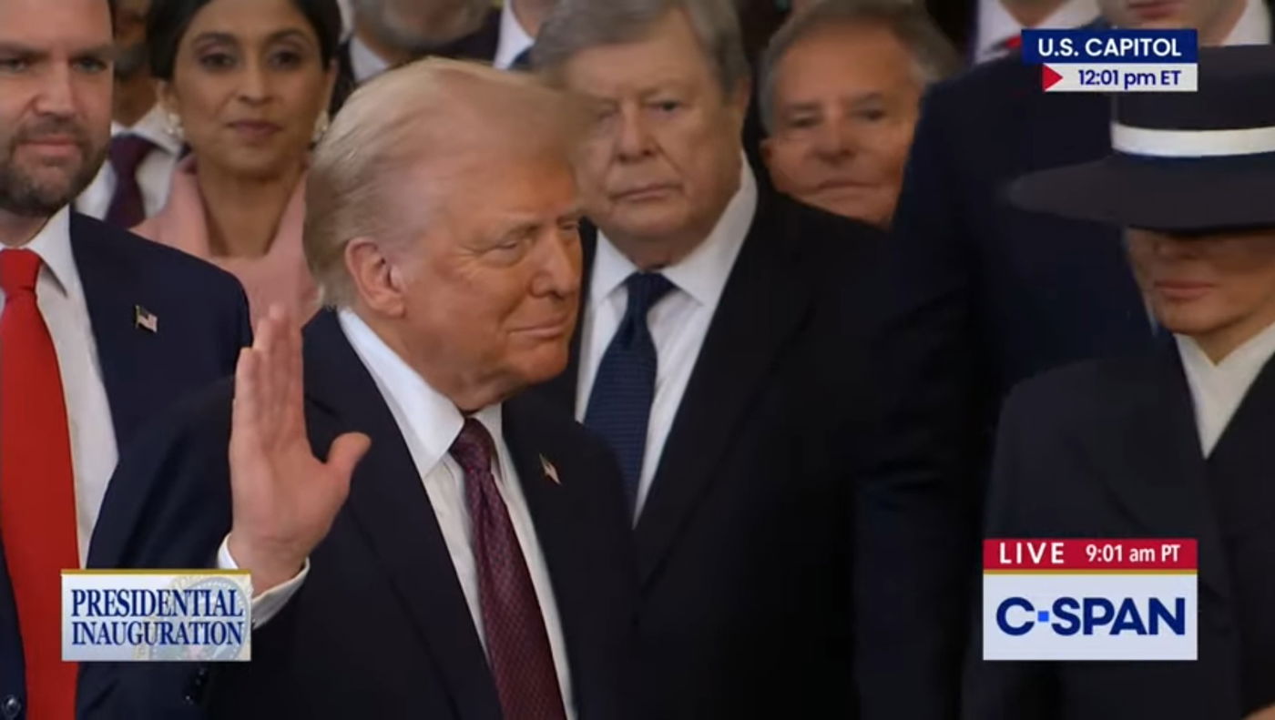 "תור הזהב". רגע ההשבעה של טראמפ