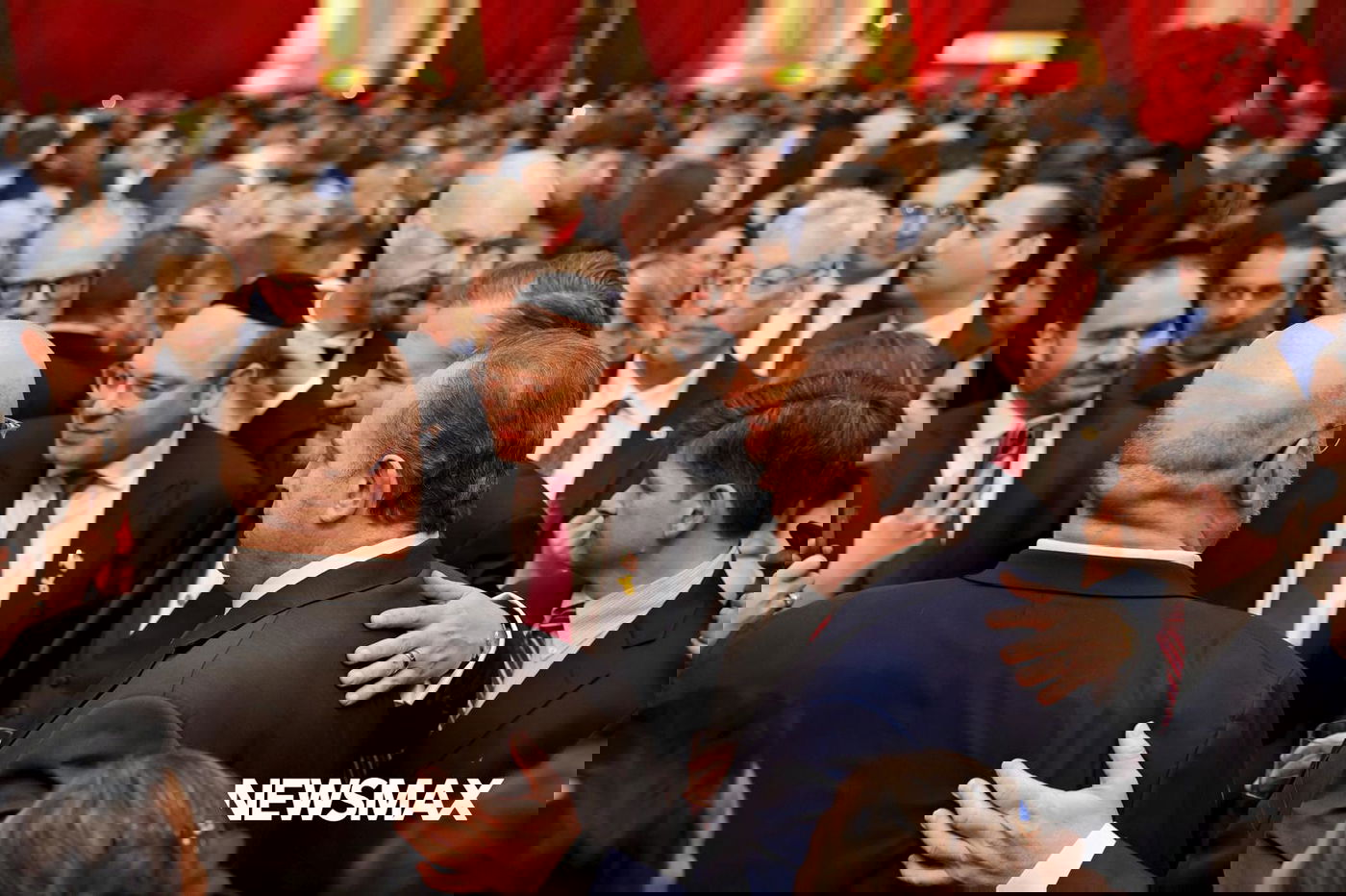 טד קרוז ודובי הוניג בחגיגות אמש