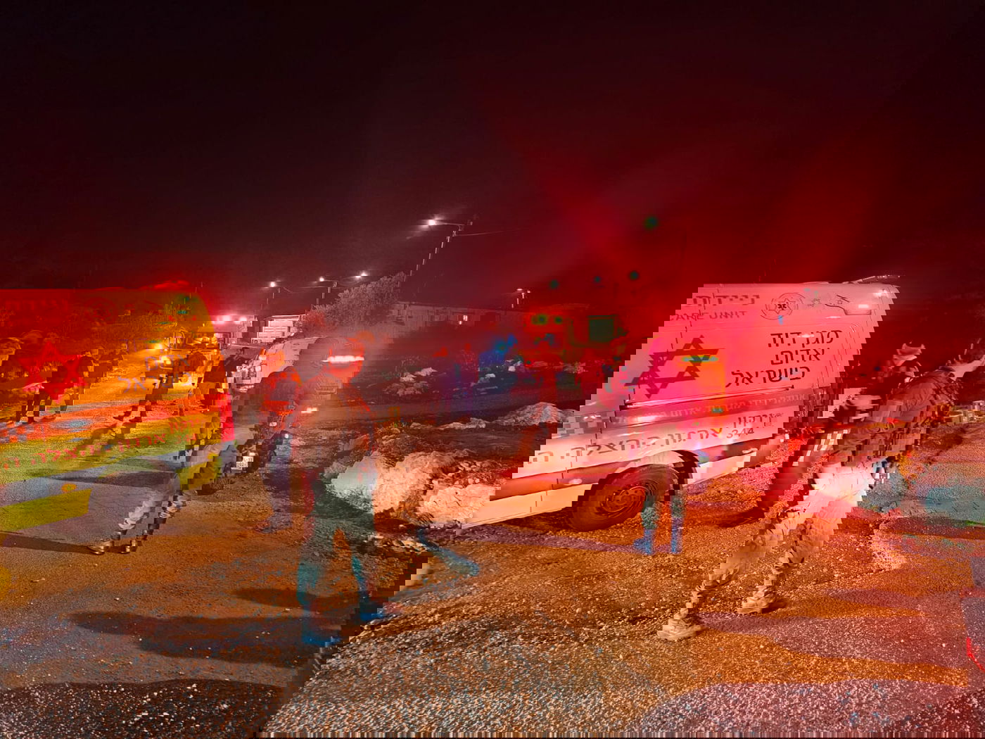 זירת הירי בסמוך לרמת גלעד