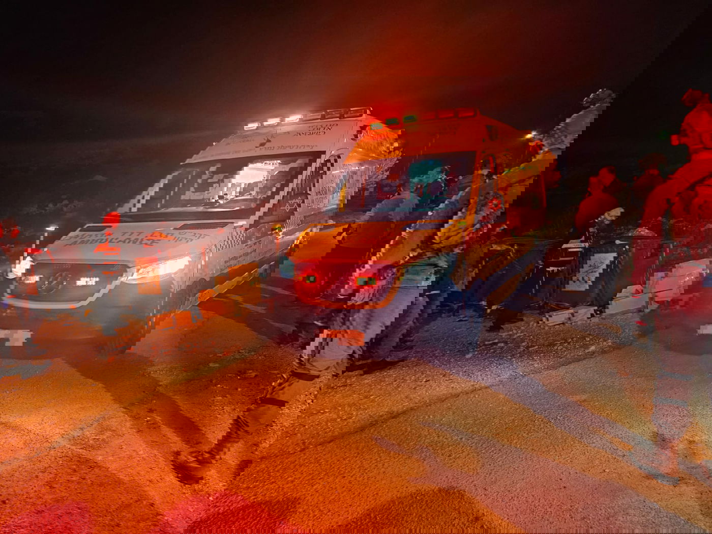 זירת הירי בסמוך לרמת גלעד