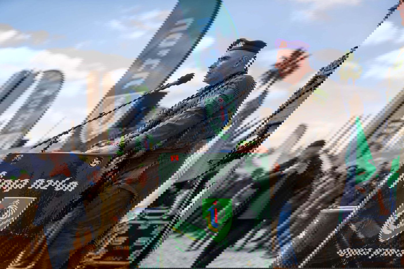 מעמד סיום הפעילות של כוחות חטיבת הנח״ל