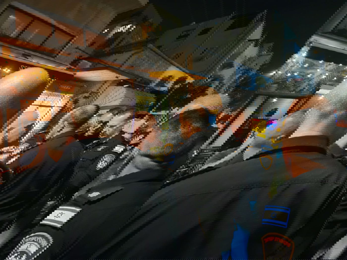 מפכ"ל המשטרה בזירת הפיגוע