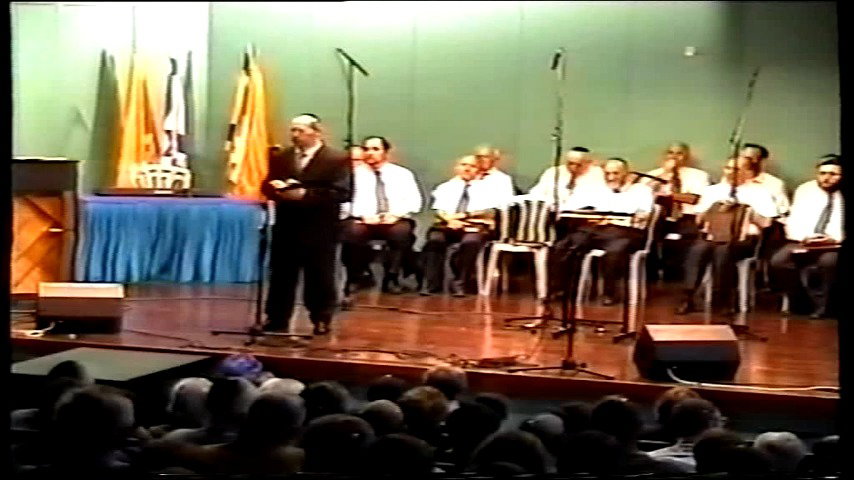 אריה גולדברג מבצע בקונצרט "טיהר רבי ישמעאל" של קוורטין (2003)