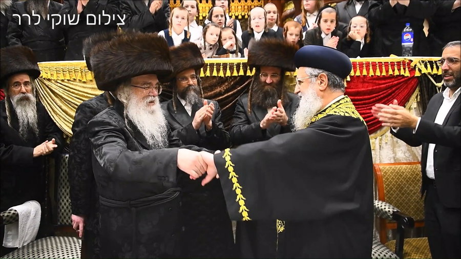 שמחת נישואי נכדת האדמו"ר מדארג