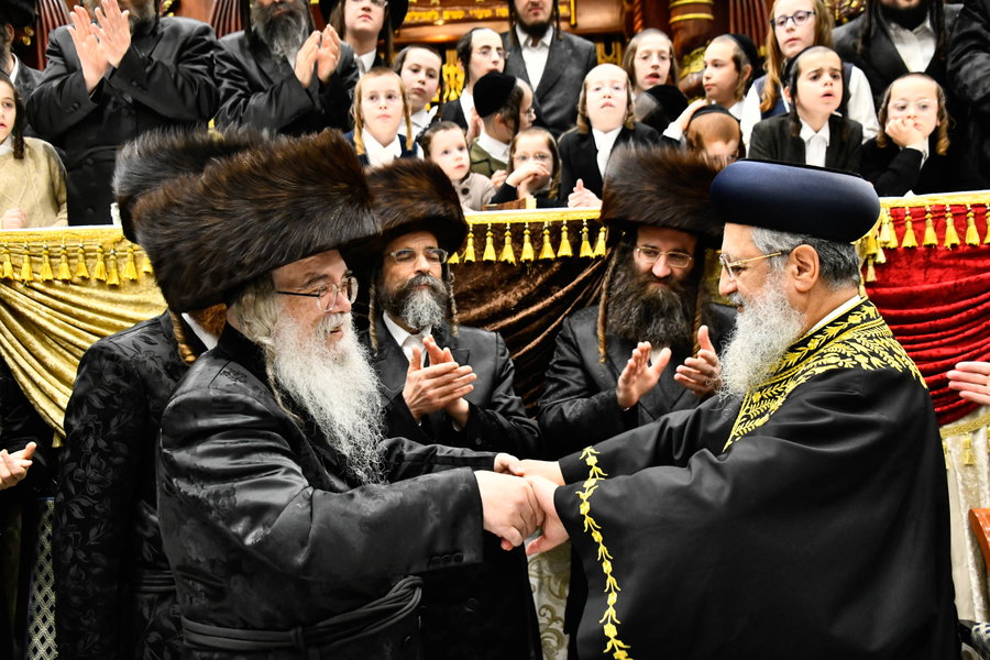 שמחת נישואי נכדת האדמו"ר מדארג