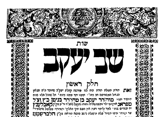 קולן של סופרים | הגאון רבי יעקב פופרש בעל שו"ת 'שב יעקב'