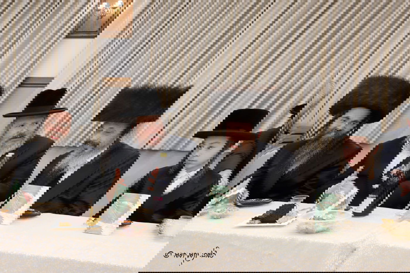 שמחת הבר מצווה לנכד האדמו"ר משידלובצא