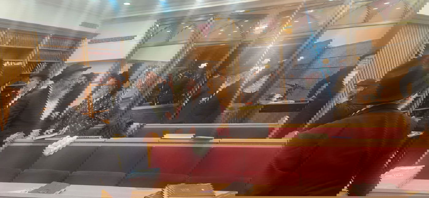 האדמו"ר מסטרופקוב בביקור בכפר חב"ד