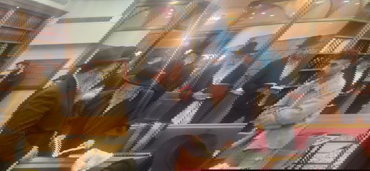 האדמו"ר מסטרופקוב בביקור בכפר חב"ד