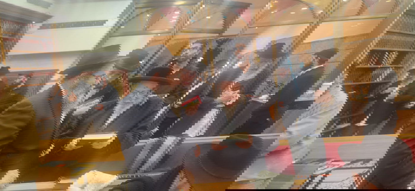 האדמו"ר מסטרופקוב בביקור בכפר חב"ד