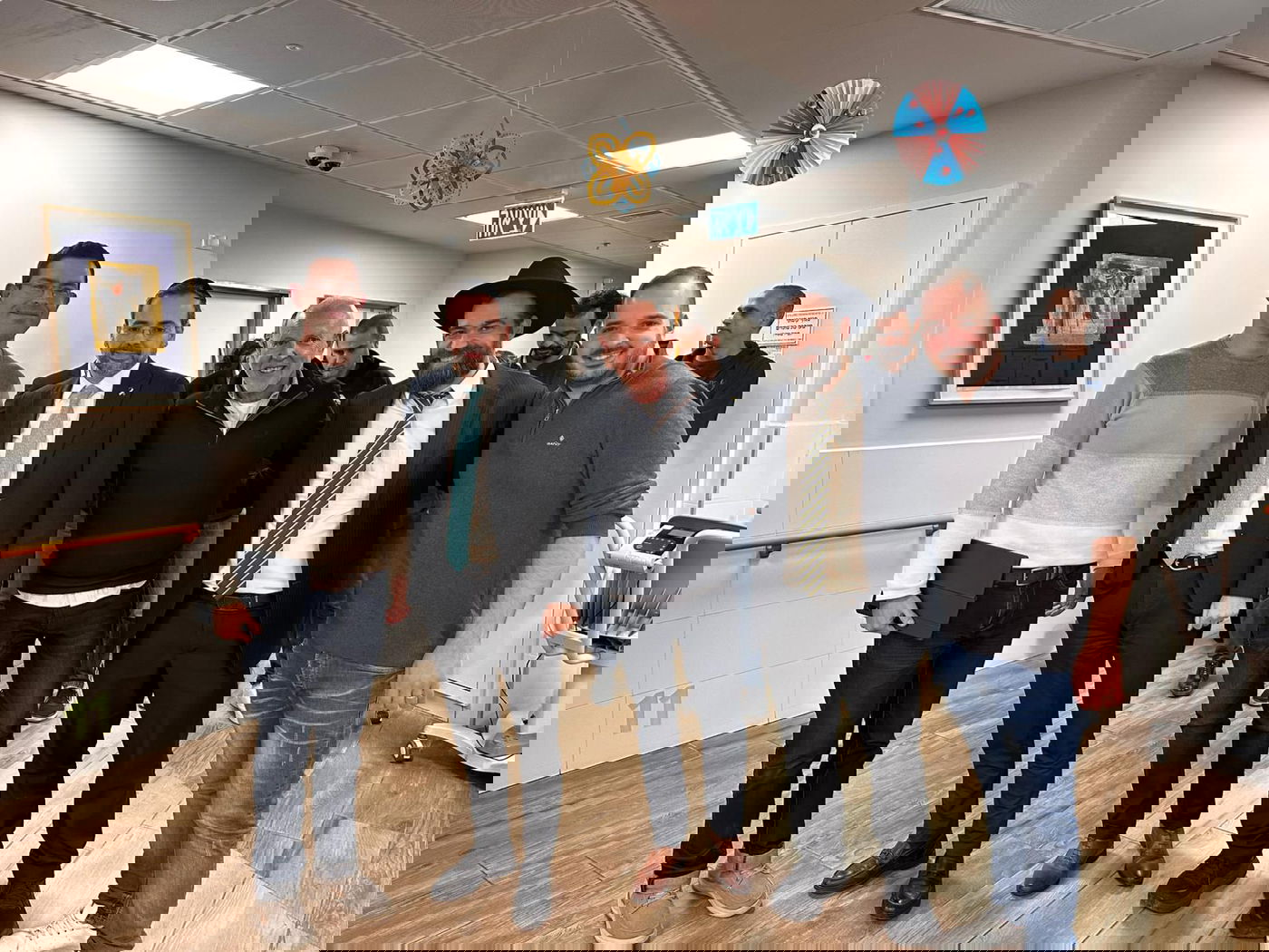 שר הבריאות הרב אוריאל בוסו סייר יחד עם צוות משרדו הבכיר בבית האבות 'גבריאל' בחיפה