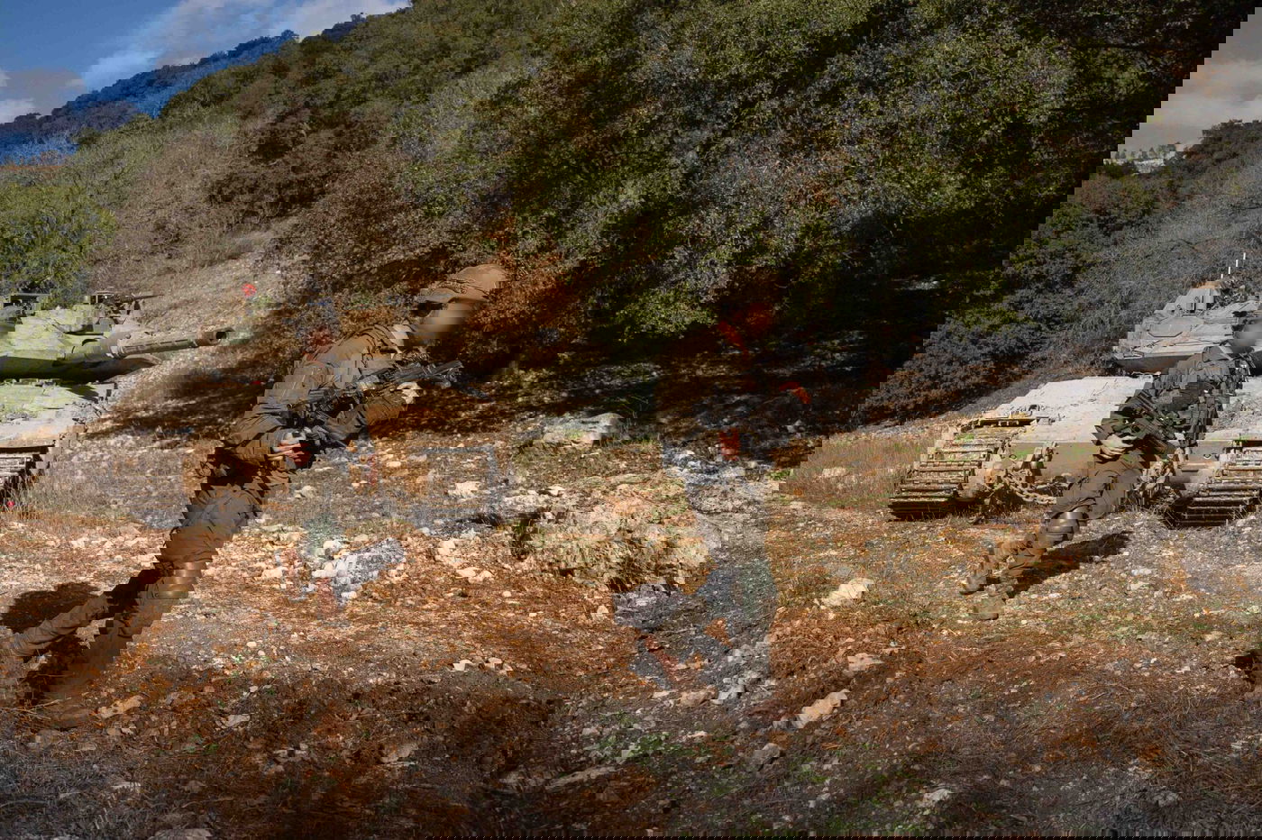 הלוחמים בשטח לבנון