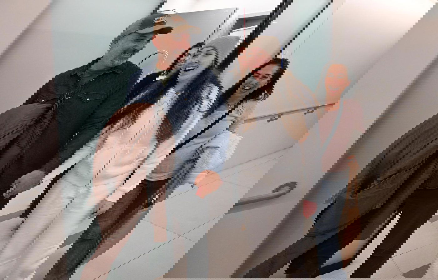 נעמה ברגעי המפגש עם המשפחה