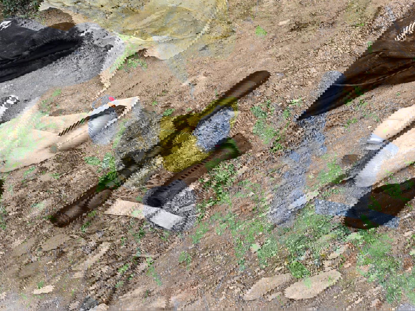 פשיעה ערבית: זה השלל שמצאה הכלבה המשטרתית "קירה"