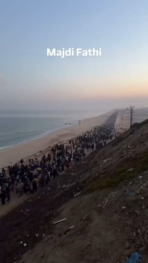 העקורים בעזה שבים לצפון הרצועה הבוקר