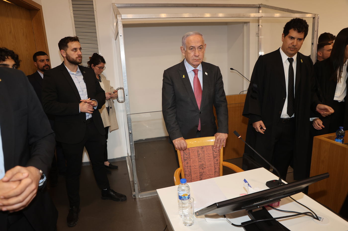 רה"מ נתניהו בבית המשפט