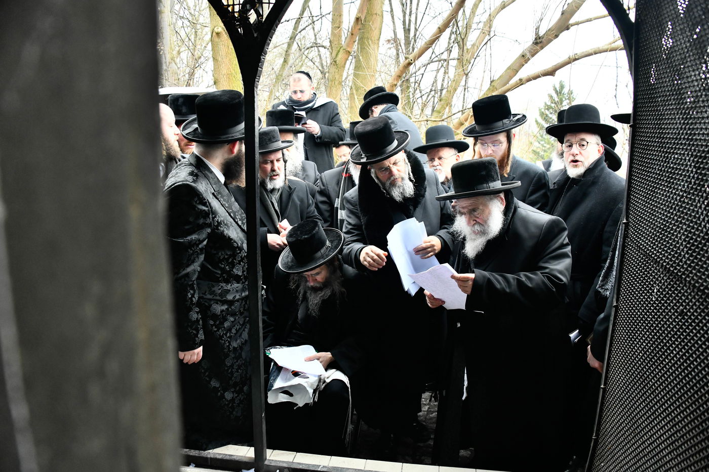 גאב"ד מאקאווא במסע הקודש לפולין