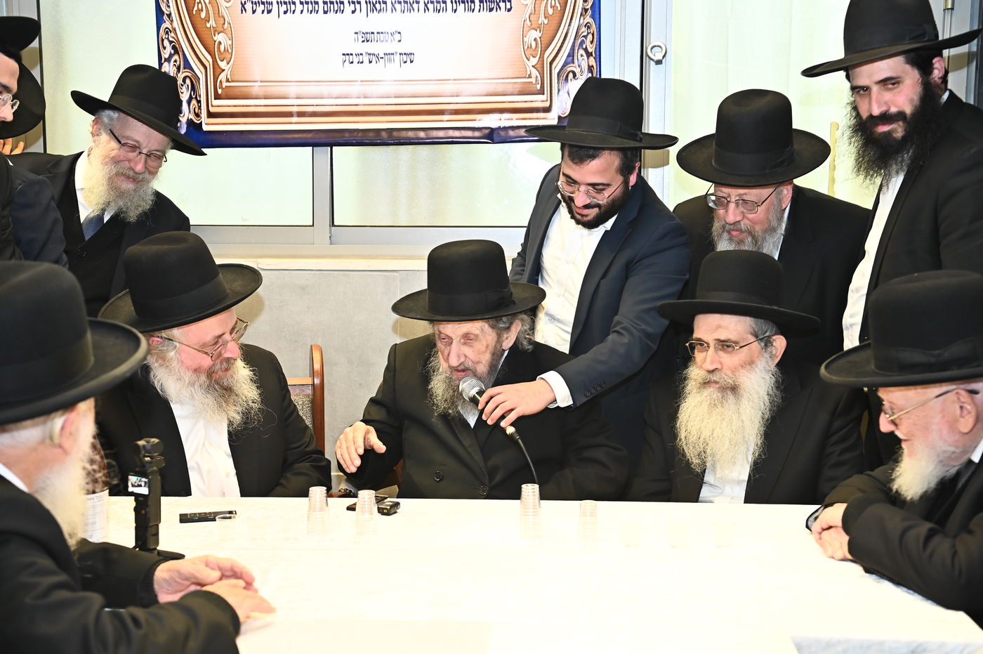 מעמד חנוכת בית הוראה חדש לביהכ"נ לדרמן