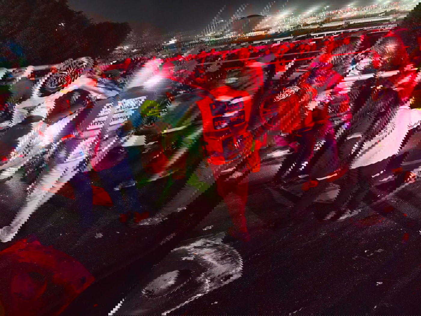 זירת התאונה