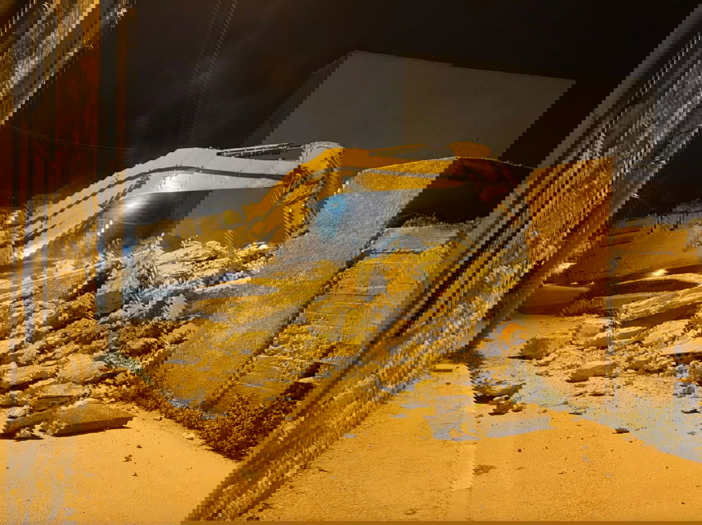 פעילות הכוחות להריסת בית המחבל