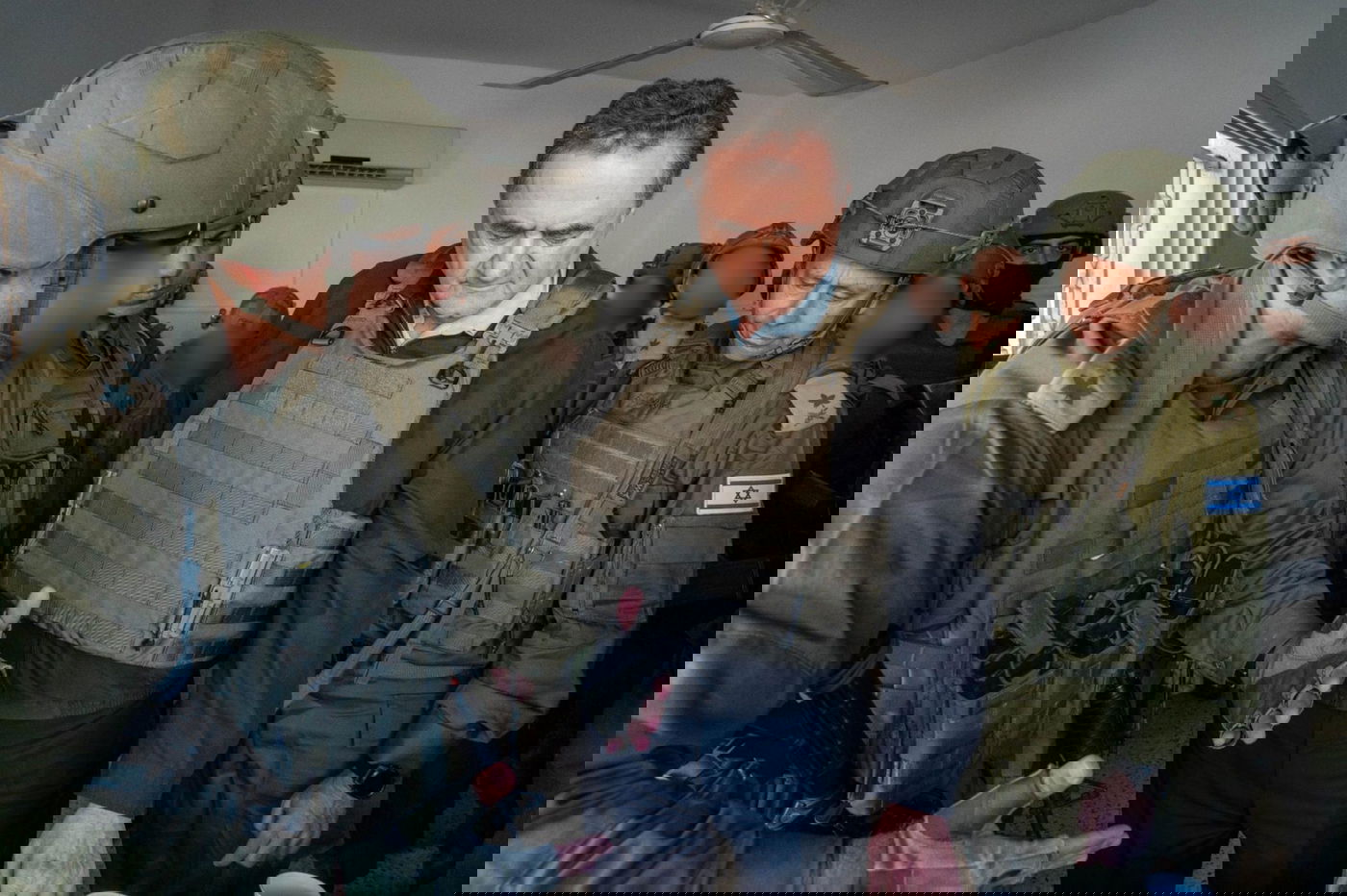 שר הביטחון בג'נין היום