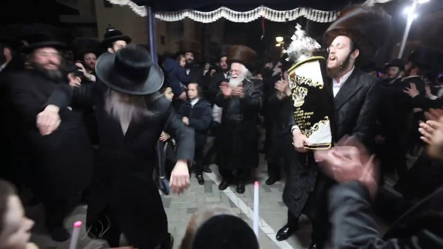 הכנסת ספר תורה לבית הכנסת פרושים בבית שמש