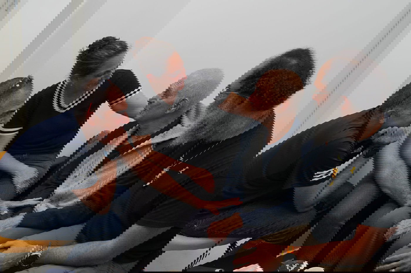 גדי מוזס מתאחד עם משפחתו