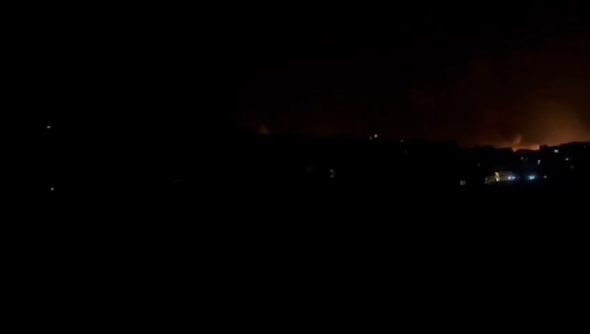 תיעוד התקיפה בגבול סוריה ולבנון הלילה