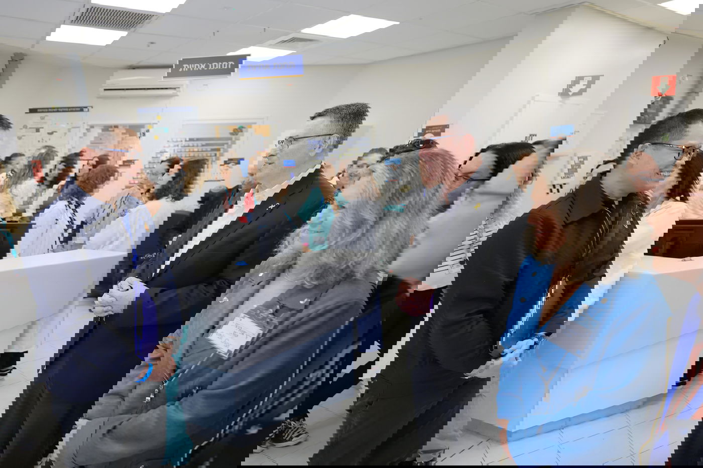 שר החוץ סער בבית החולים שמיר אסף הרופא