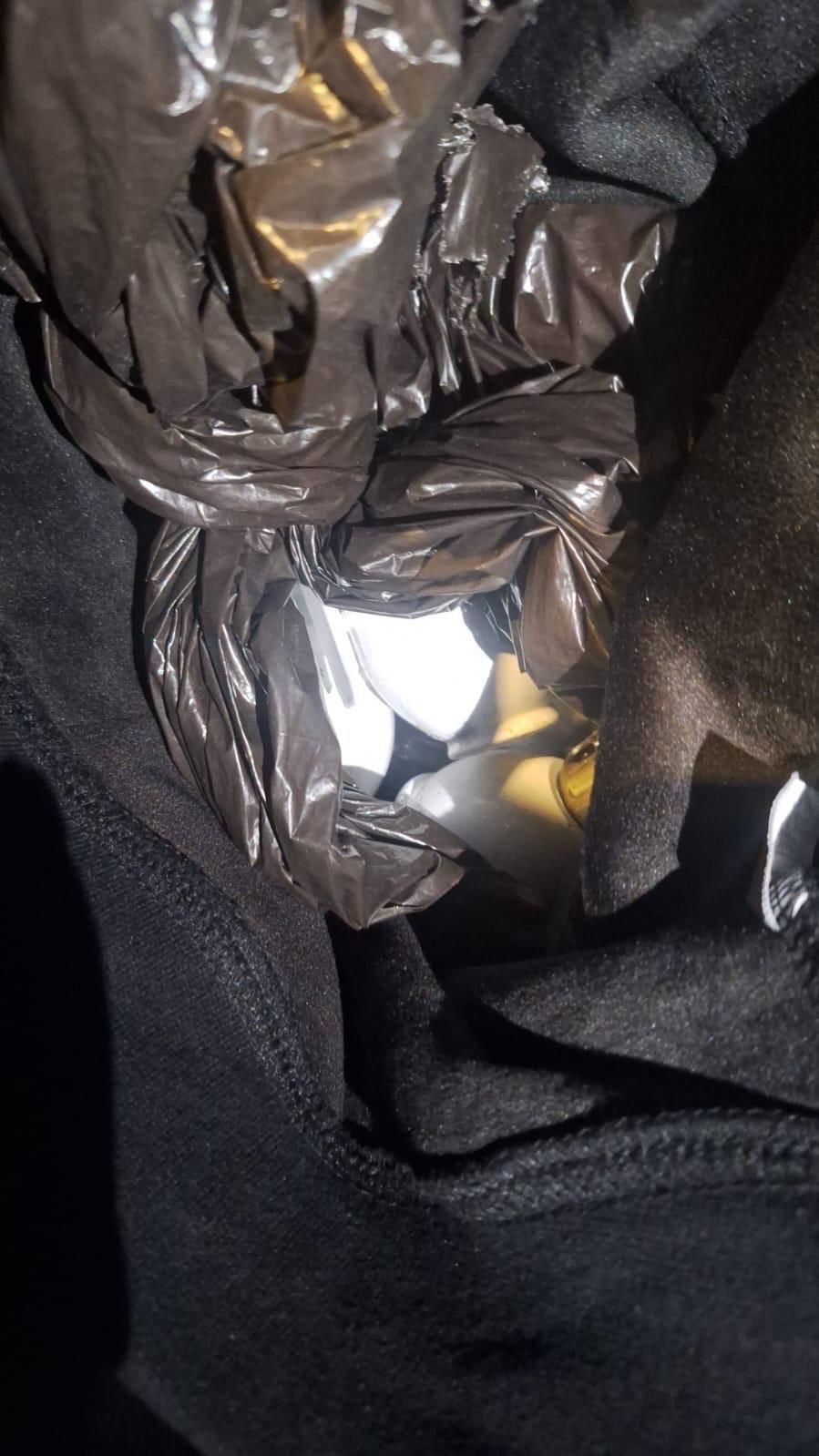 המעצר והרימונים שנתפסו