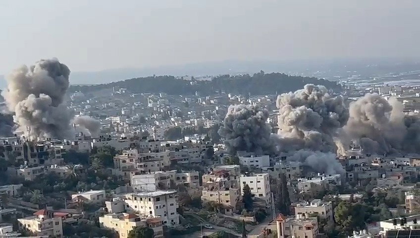 הפיצוץ בג'נין היום