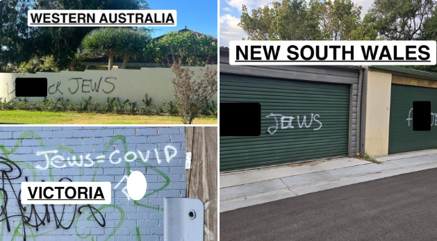 אוסטרליה אנטישמית: גל חריג של כיתובים דוחים נגד יהודים