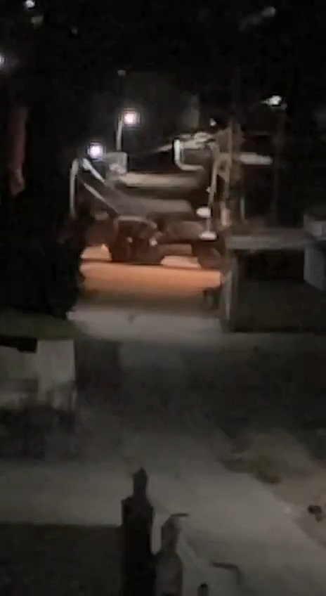 משאיות עמוסות חומרי נפץ שהוכנסו לג'נין