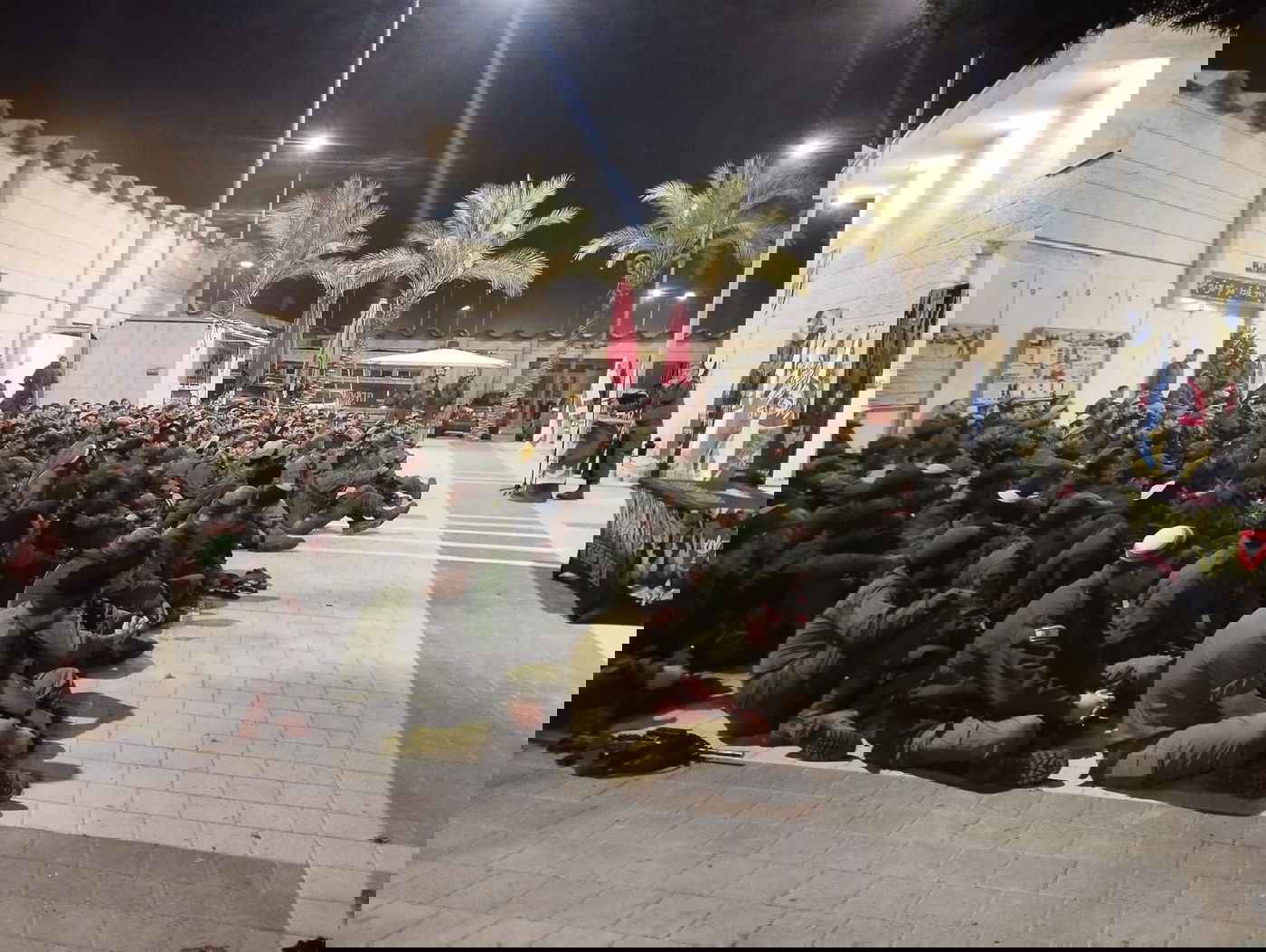 החיילים בטקס שנערך בבסיס הגדוד