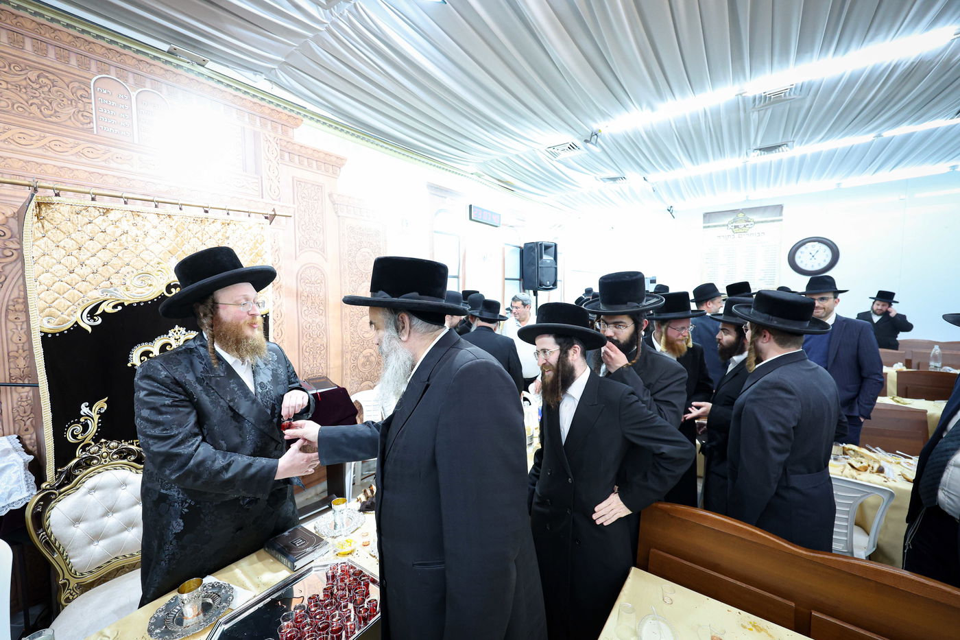 ההילולה בראשות האדמו"ר מספינקא בית שמש