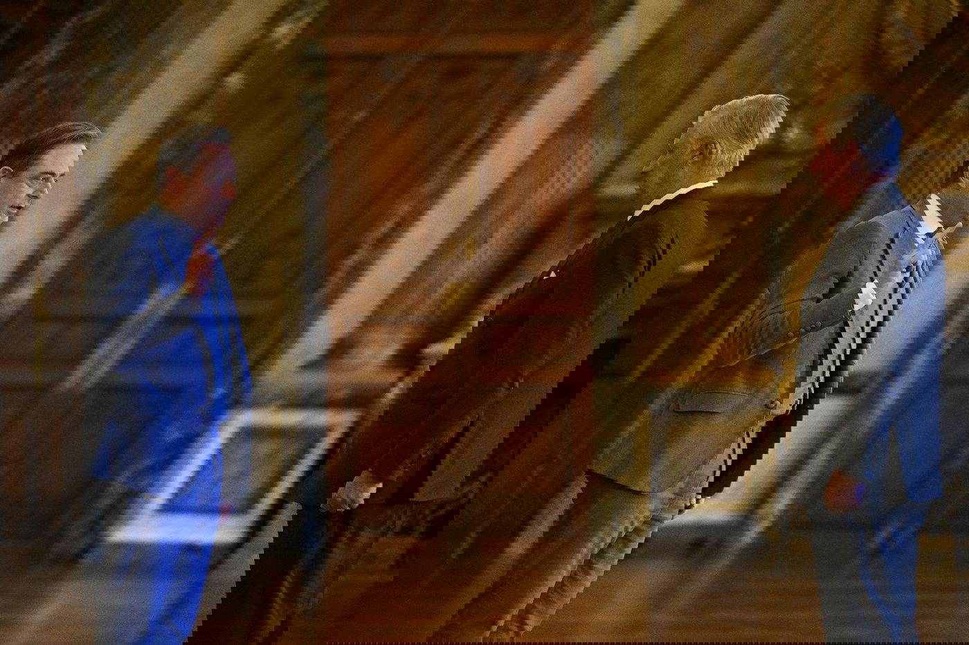 דה-ובר עם המלך, הבוקר