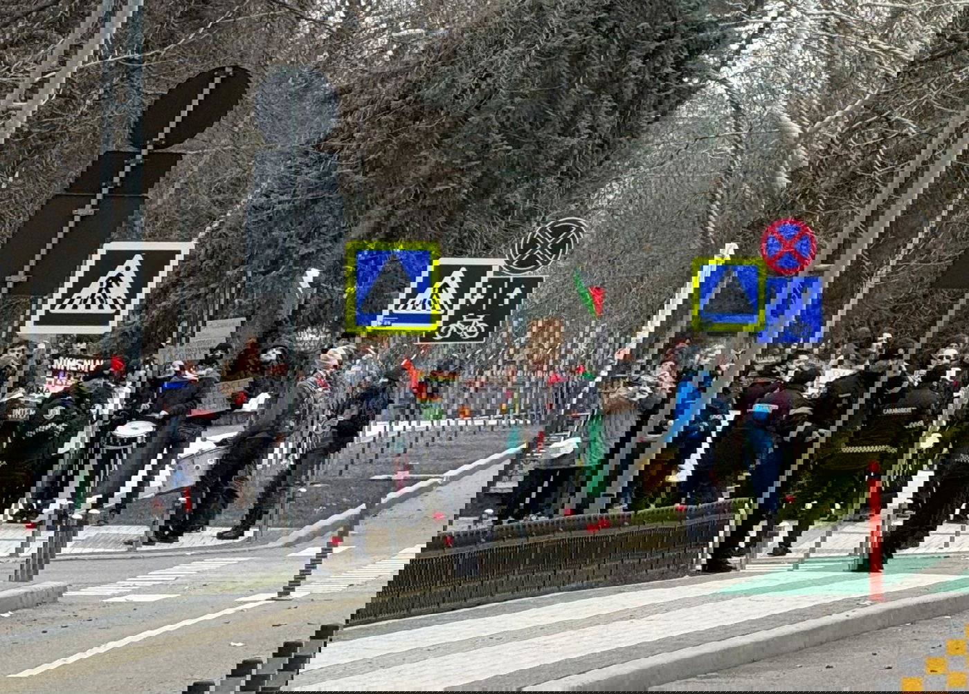 הפגנות אנטי-ישראליות במולדובה, הבוקר 