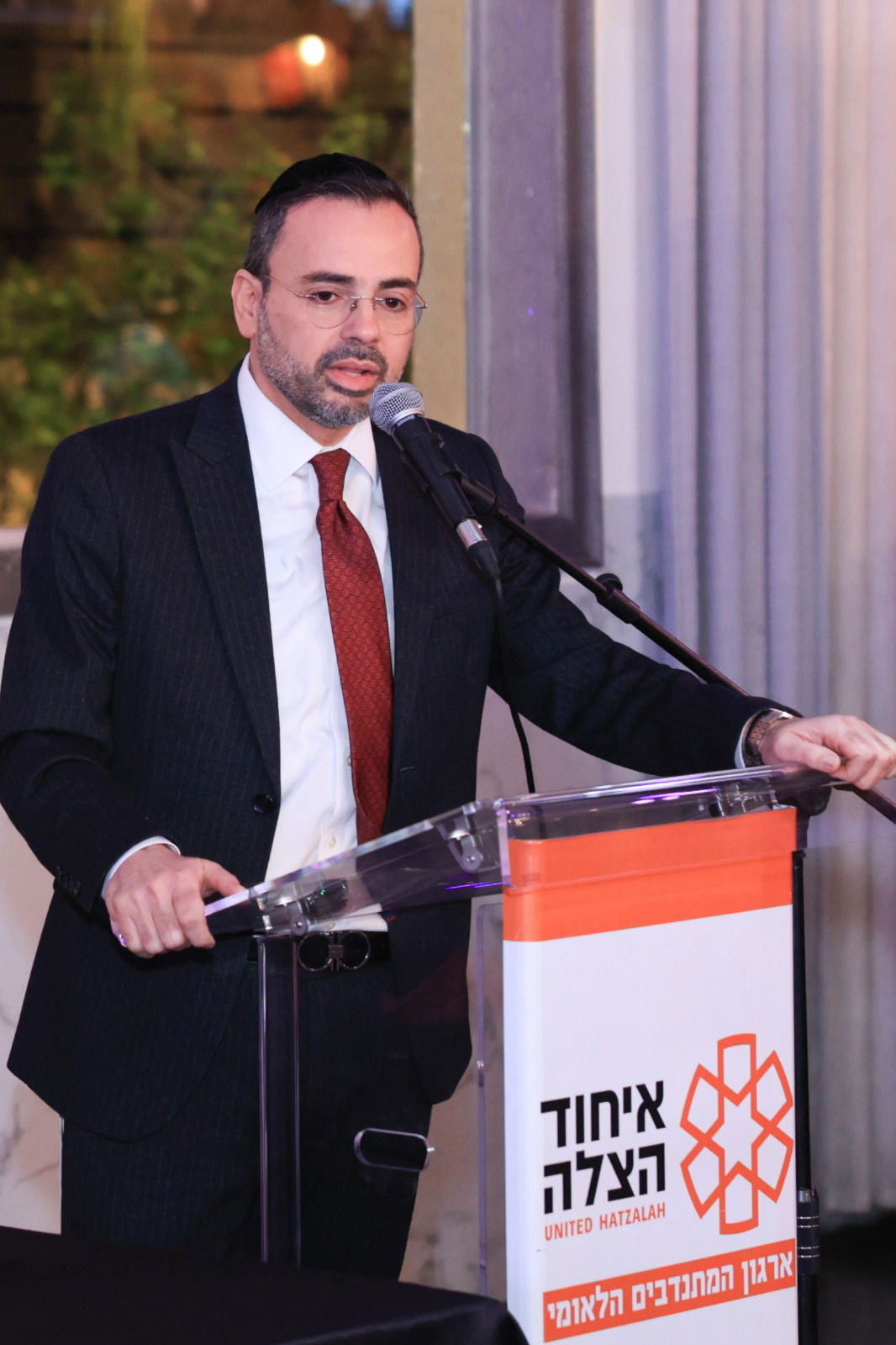 שר הבריאות אוריאל בוסו בטקס - "אני מכיר מקרוב את החשיבות האדירה של הצלת החיים מתנדבי איחוד הצלה"