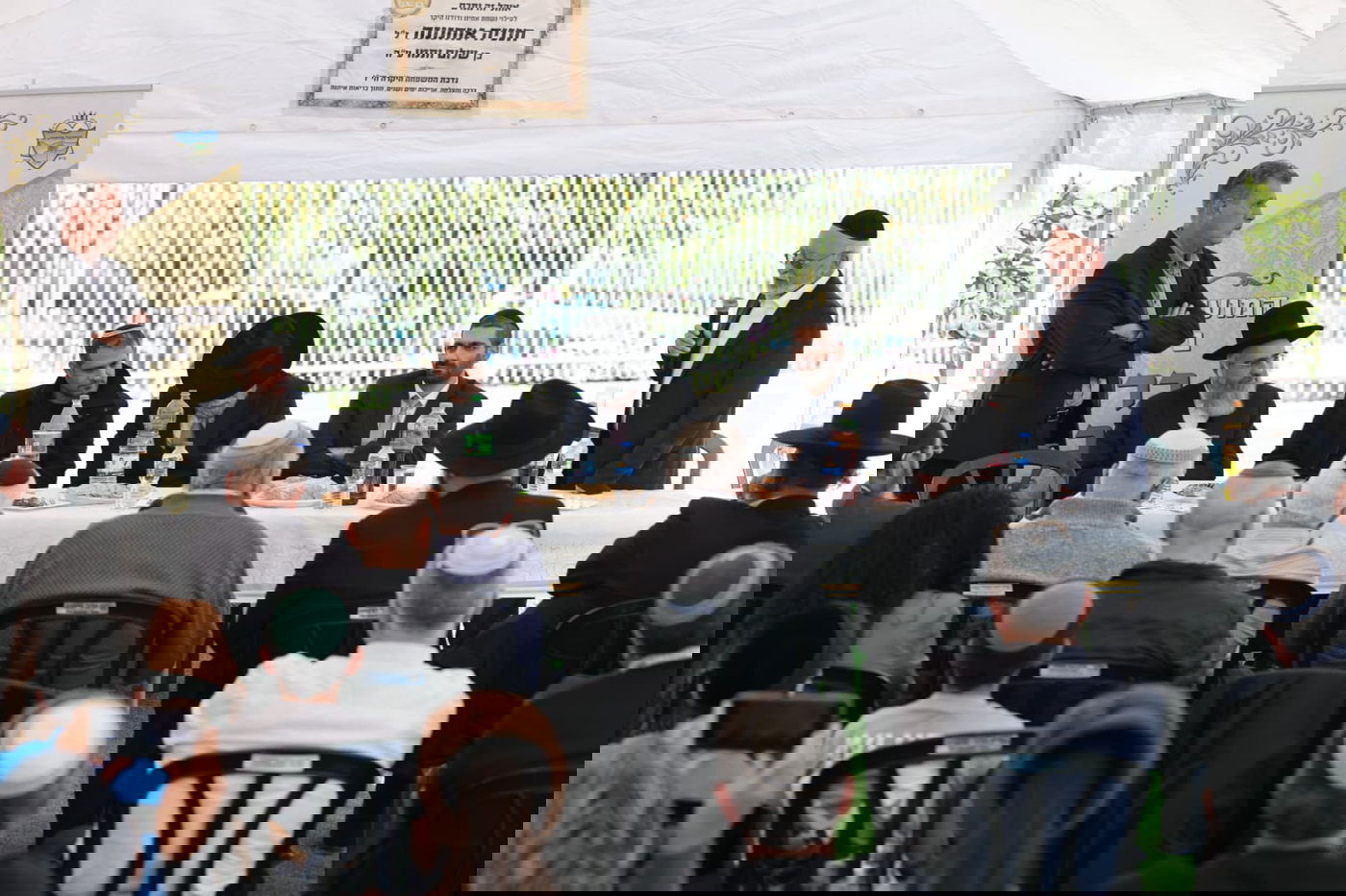 המשתתפים בטקס המרגש