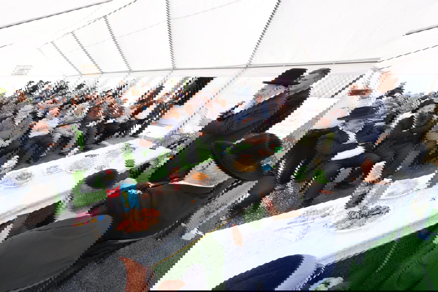 המשתתפים בטקס המרגש