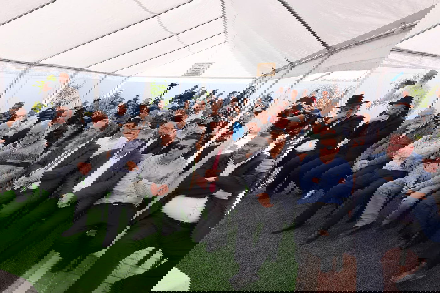 המשתתפים בטקס המרגש