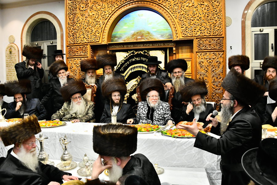 שמחת השבע ברכות בבית סטראפקוב - צאנז - לעלוב